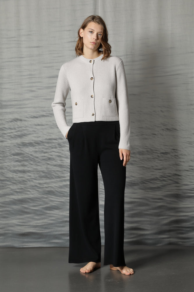 comfy ribbed crew jacket