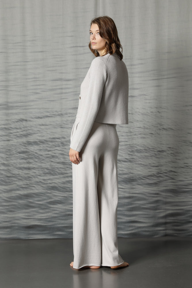 comfy ribbed crew jacket