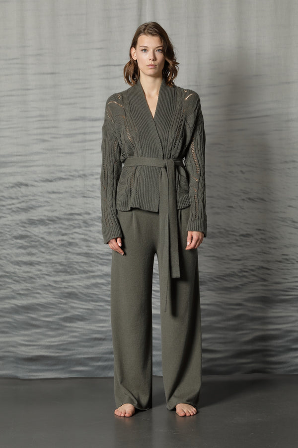 comfy cable ajour jacket