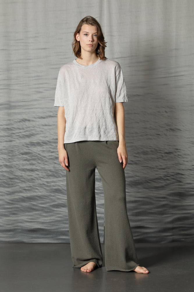 lux crincle T jumper