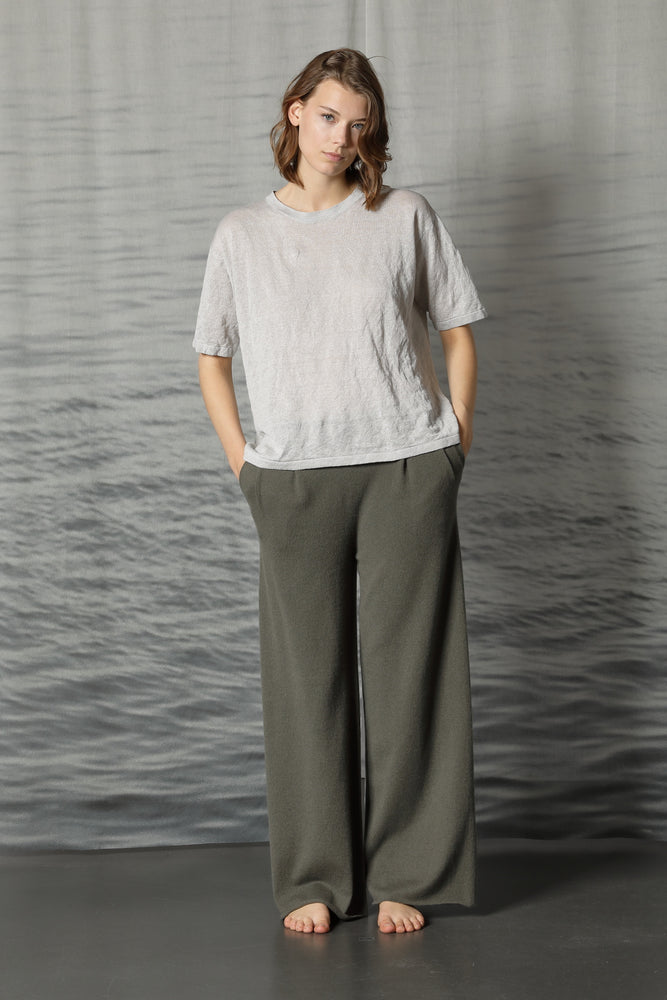 lux crincle T jumper