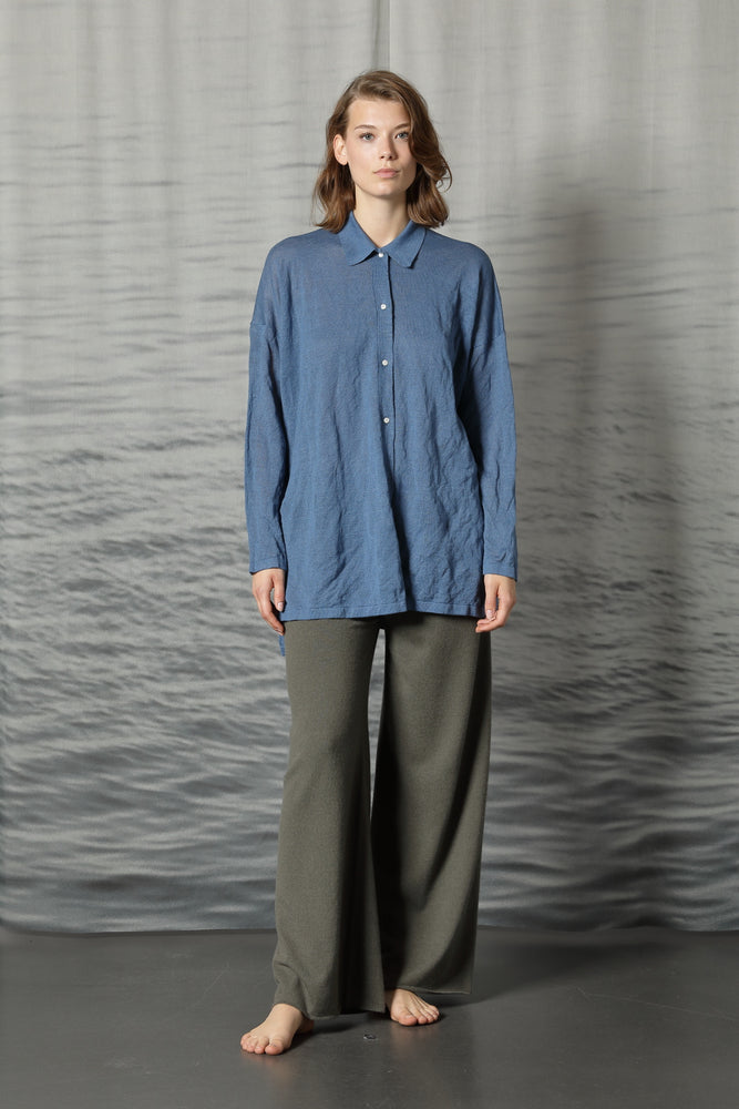 lux crincle baggy shirt