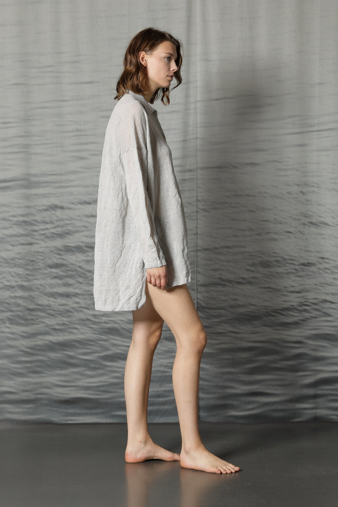 lux crincle baggy shirt