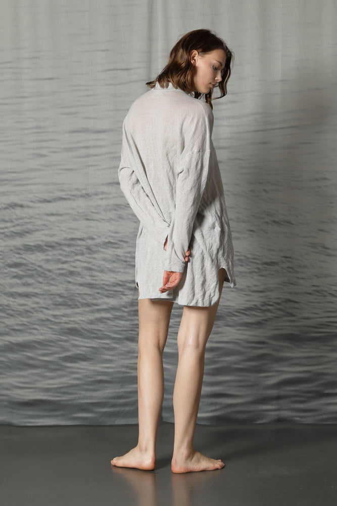 lux crincle baggy shirt