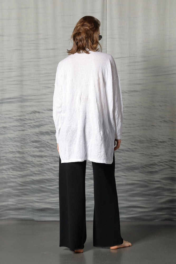 lux crincle baggy shirt