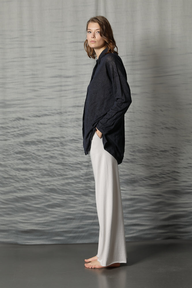 lux crincle baggy shirt