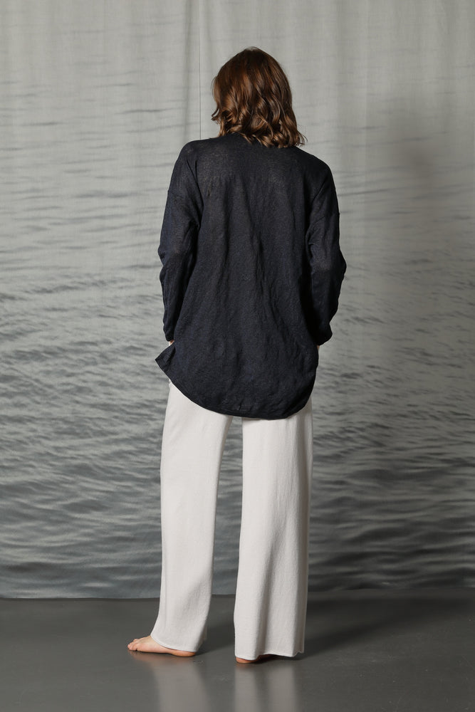 lux crincle baggy shirt