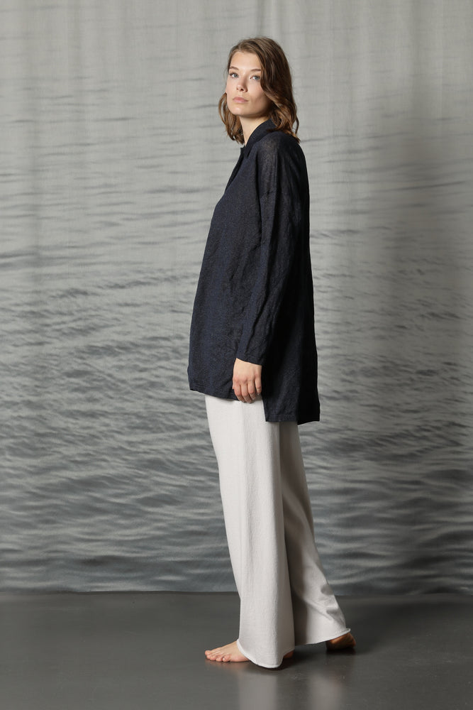 lux crincle baggy shirt