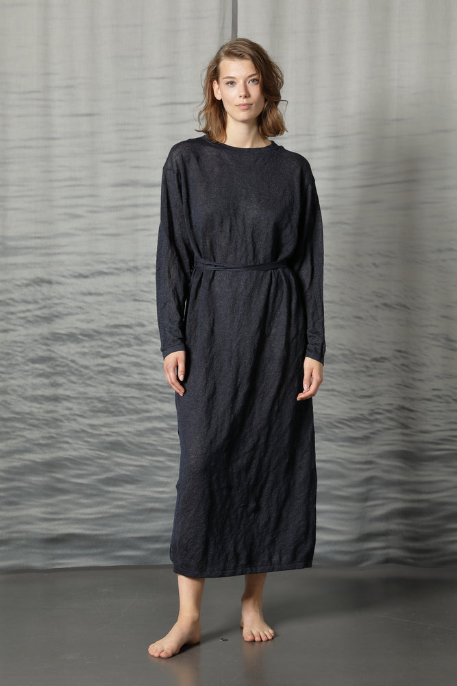 lux crincle maxi dress