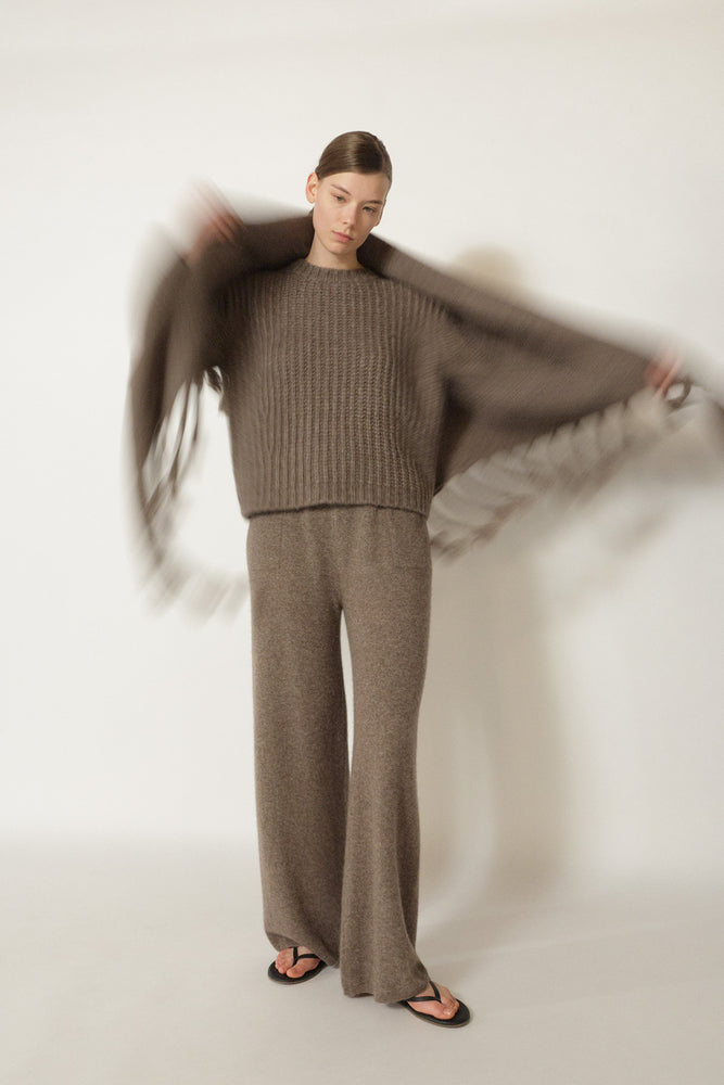 fluffy palazzo pants