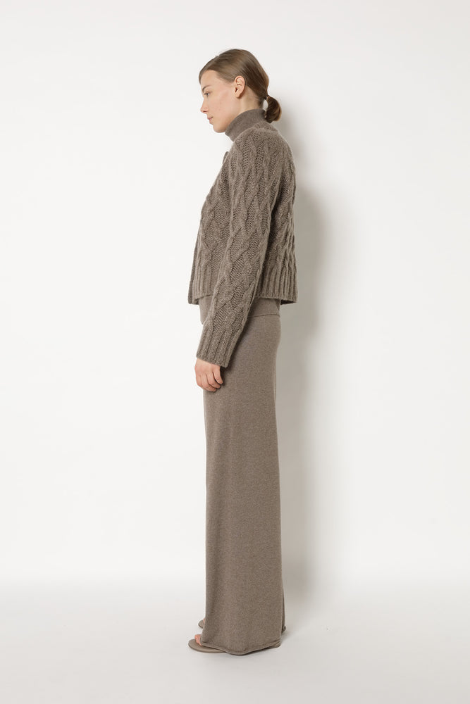 cosy argyle cable jacket