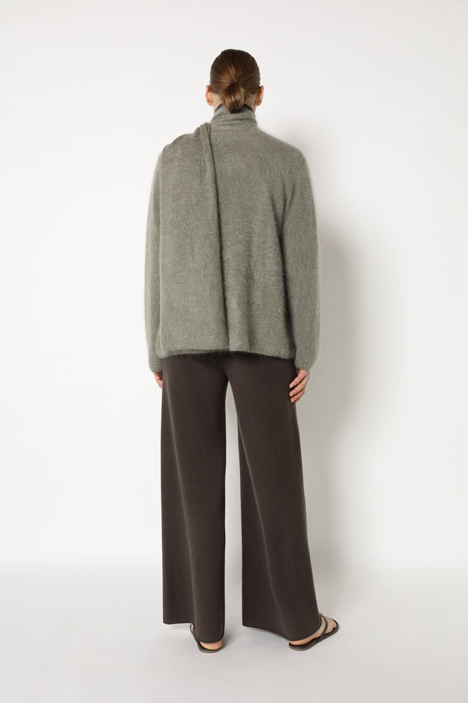 furry scarf jacket