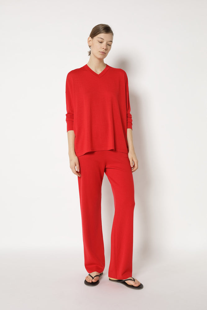 extrafine relaxed V jumper