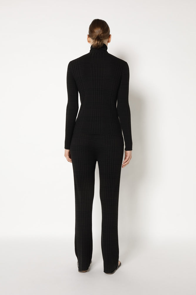 extrafine checked pants