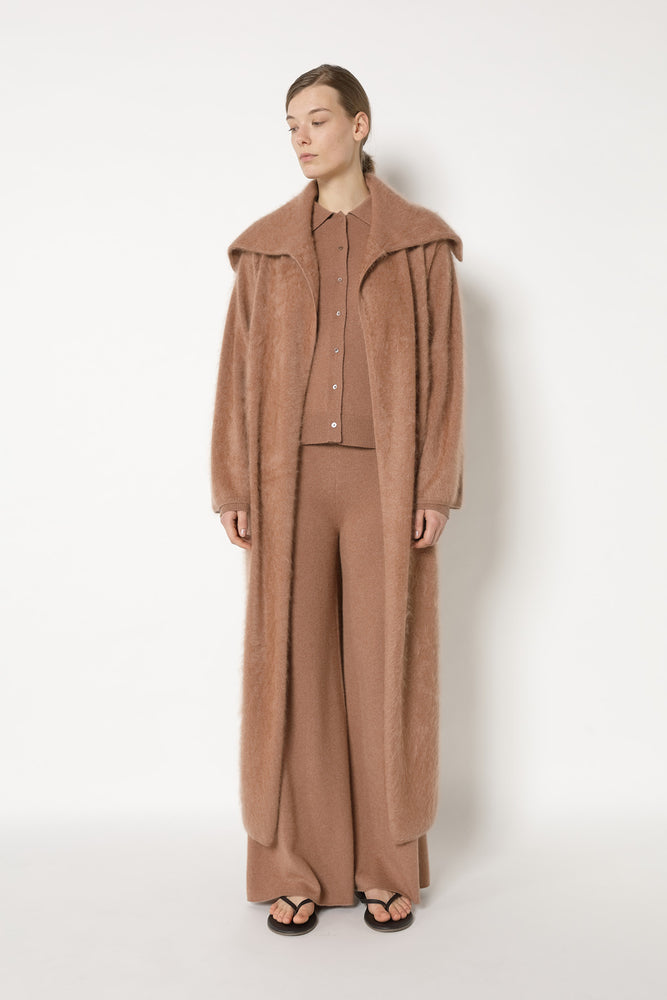 furry maxi coat