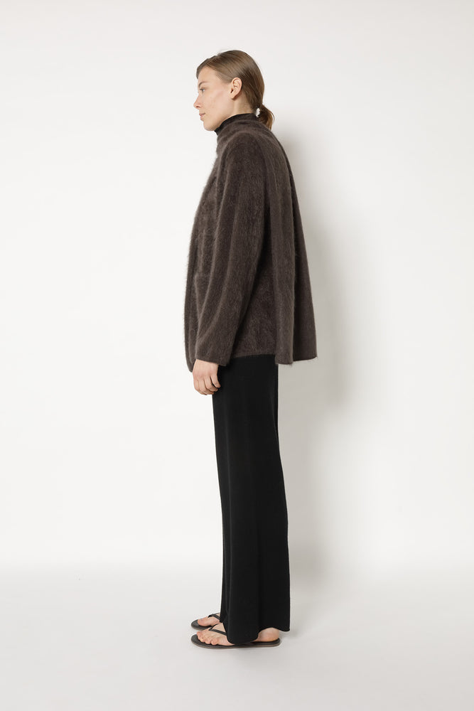 furry scarf jacket