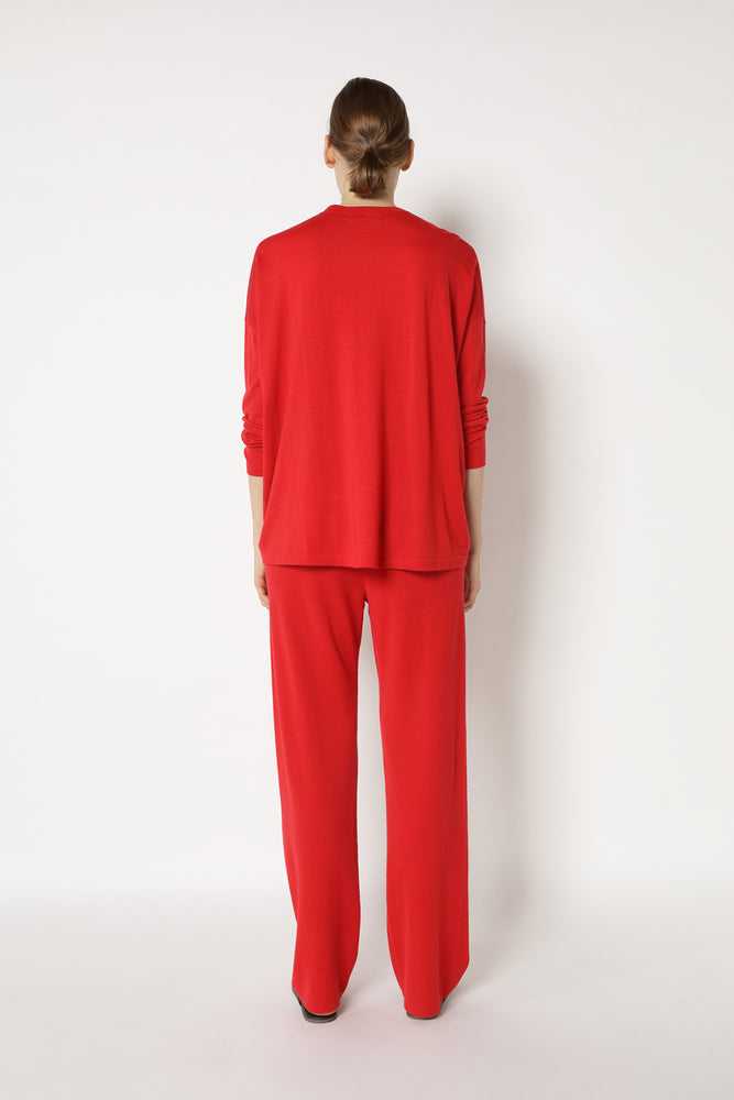 extrafine relaxed V jumper