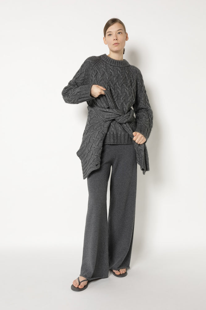 cosy argyle cable jumper