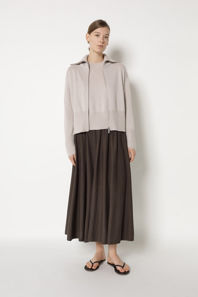 mouliné zip jacket