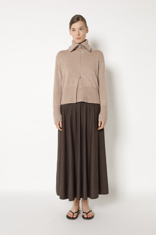 mouliné zip jacket