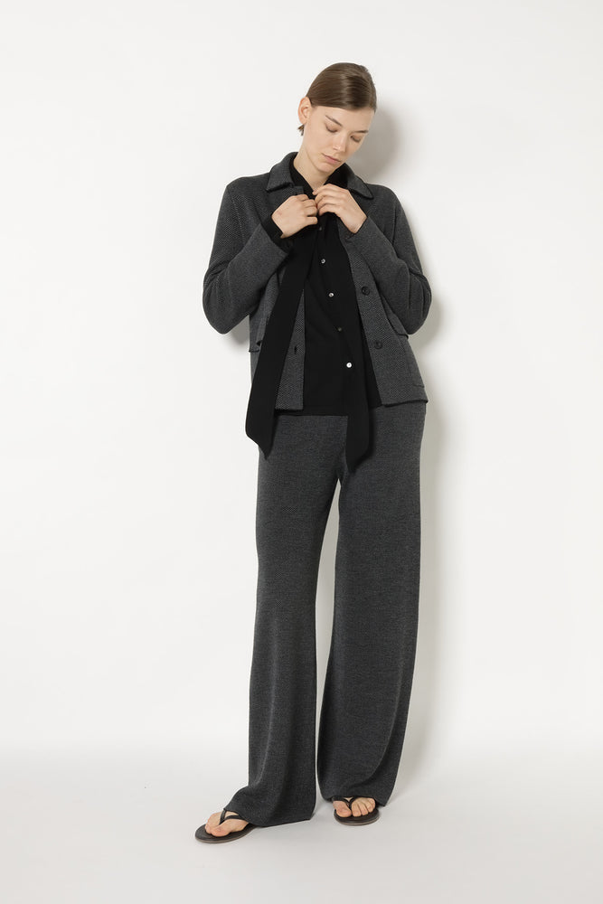 herringbone shirt jacket