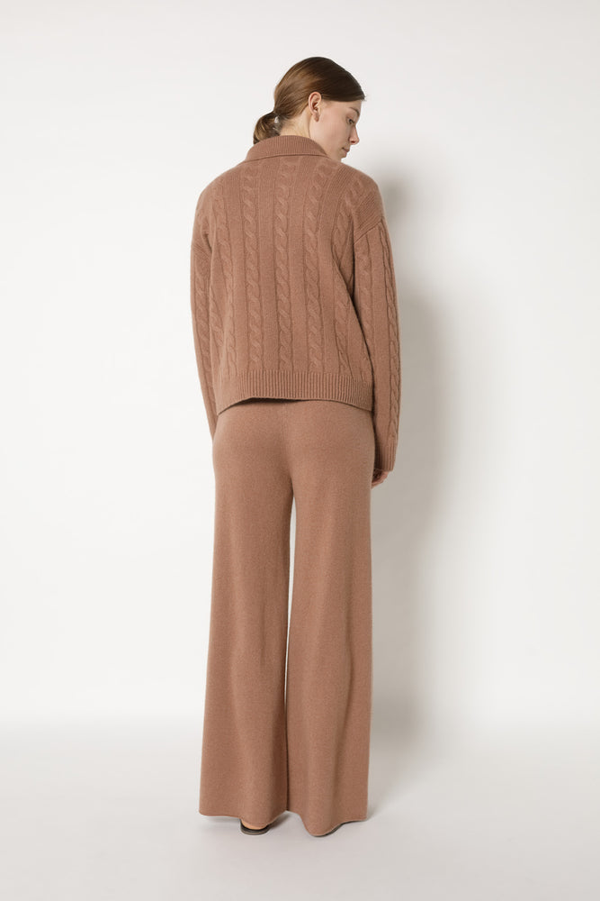 pure cable polo jumper
