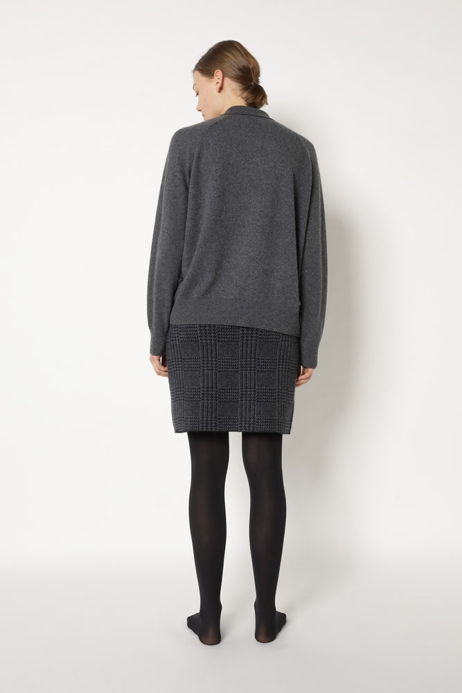 comfy zipped polo jumper