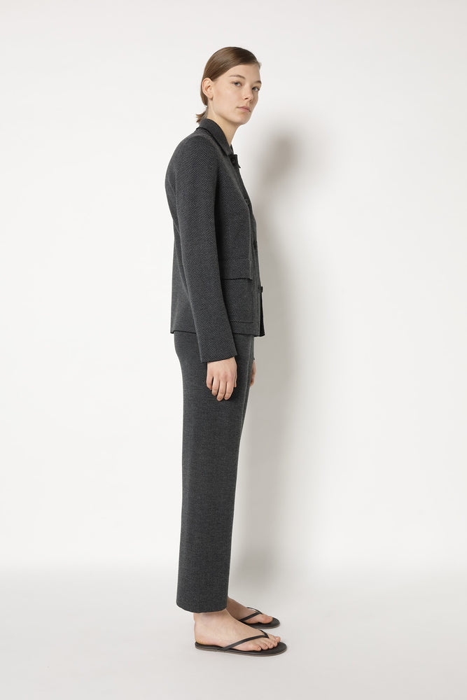 herringbone shirt jacket