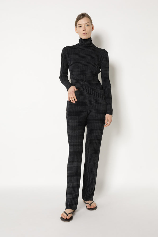 extrafine checked pants