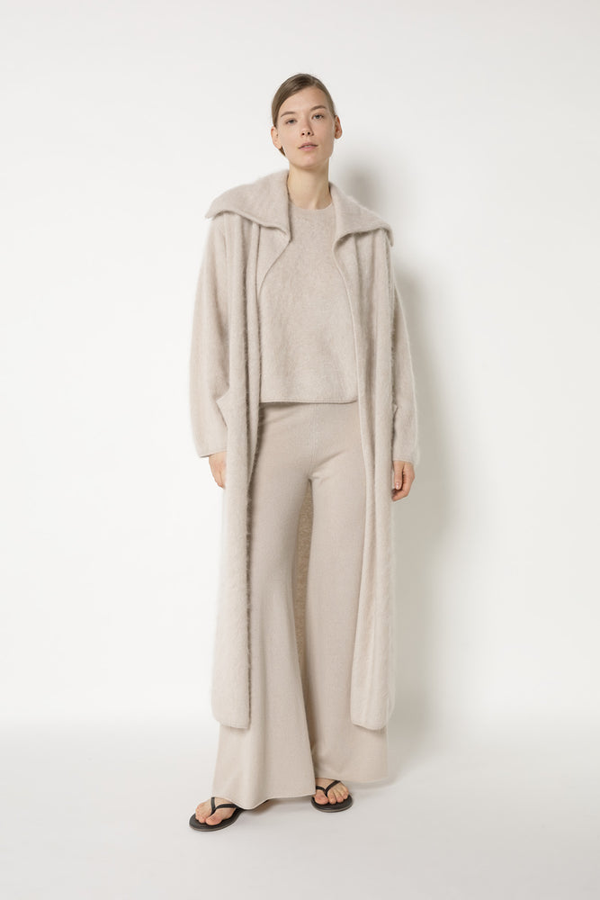furry maxi coat