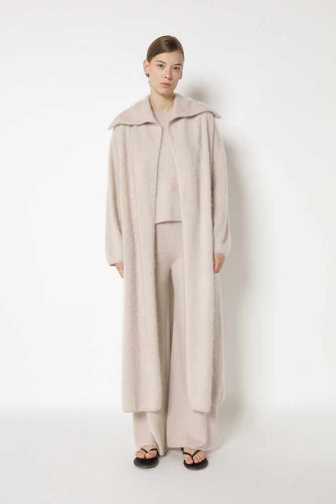 furry maxi coat
