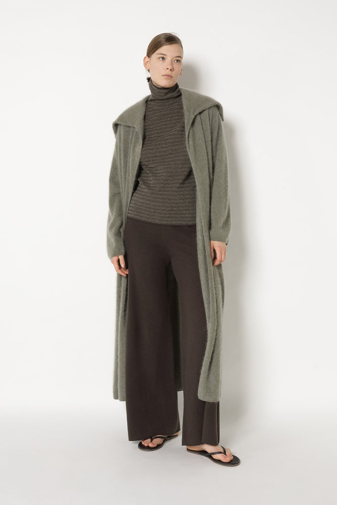 furry maxi coat