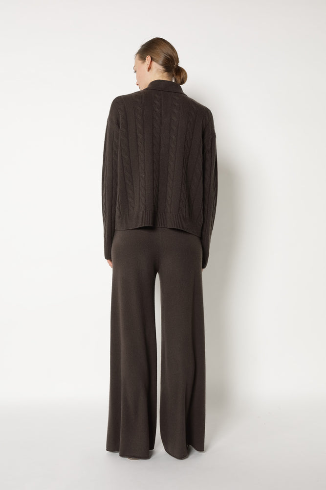 pure cable polo jumper