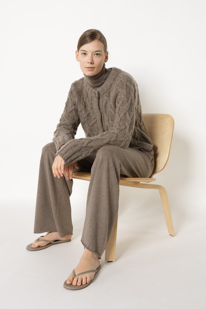 cosy argyle cable jacket