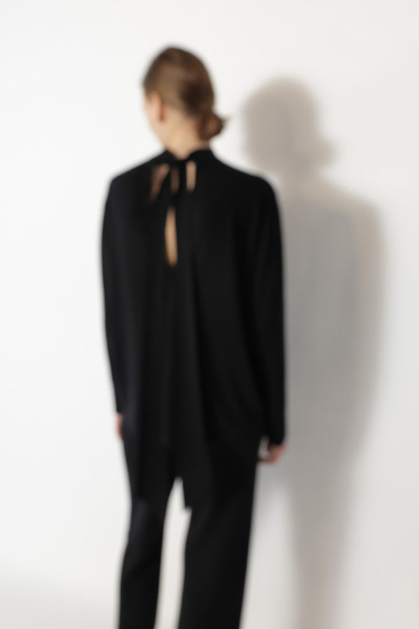 extrafine bow tie jumper