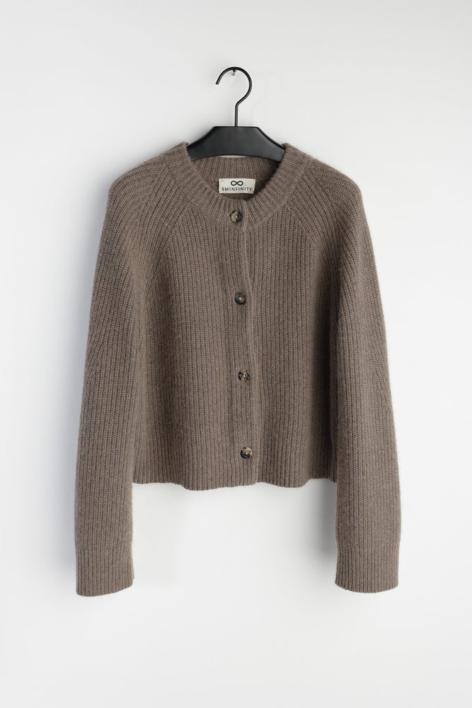 comfy ribbed cardigan