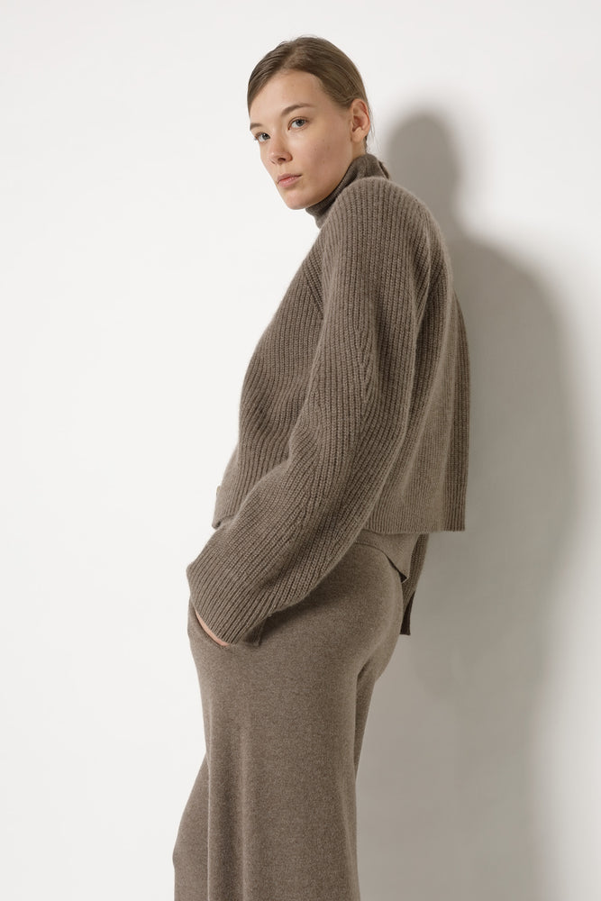 comfy ribbed cardigan