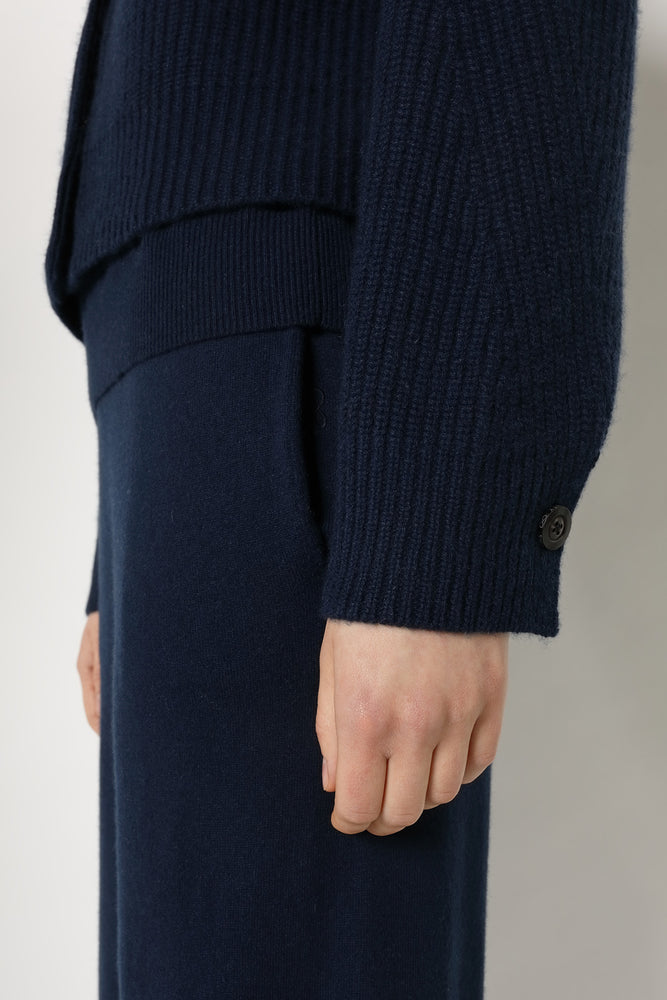 comfy ribbed cardigan
