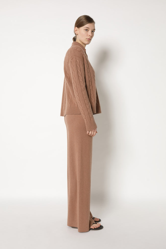 pure cable polo jumper