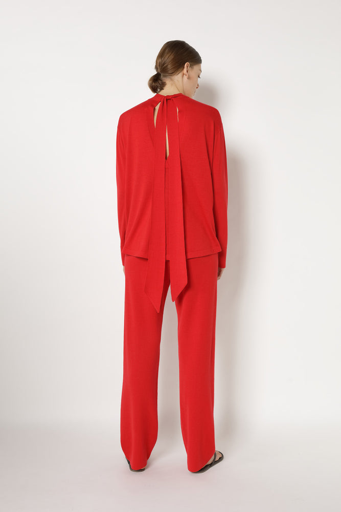 extrafine bow tie jumper