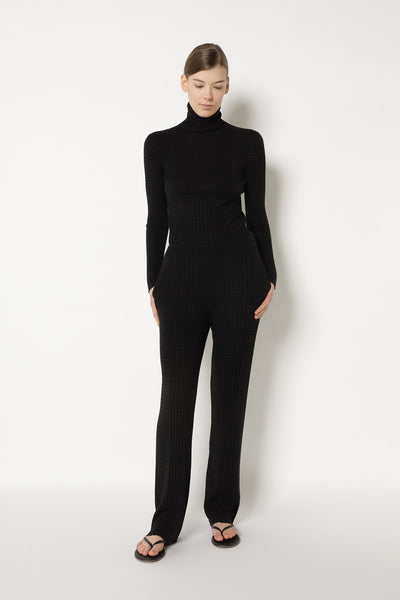 extrafine checked pants