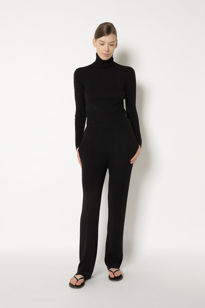 extrafine checked pants