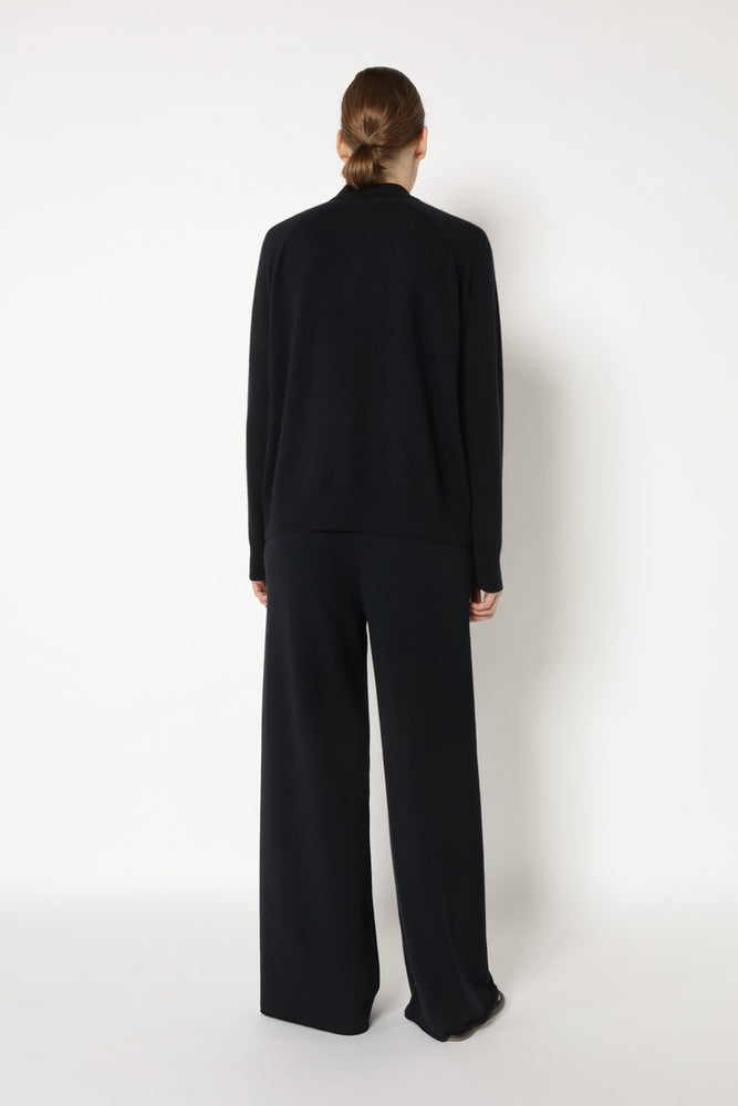 comfy zipped polo jumper