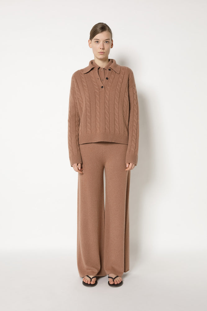 pure cable polo jumper