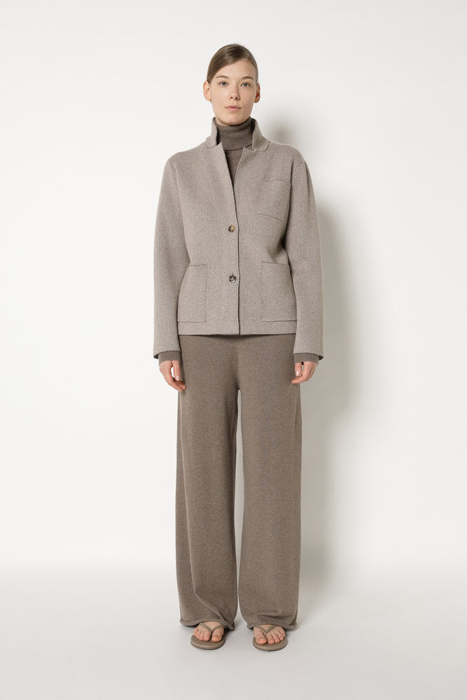 slim herringbone 2 button jacket
