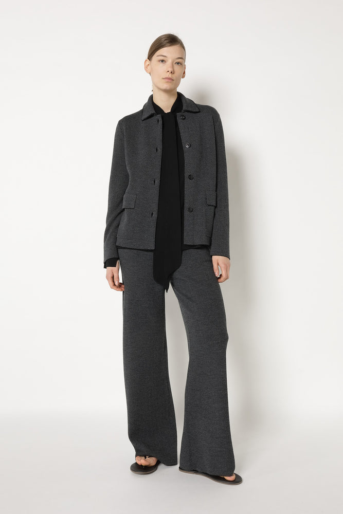 herringbone shirt jacket