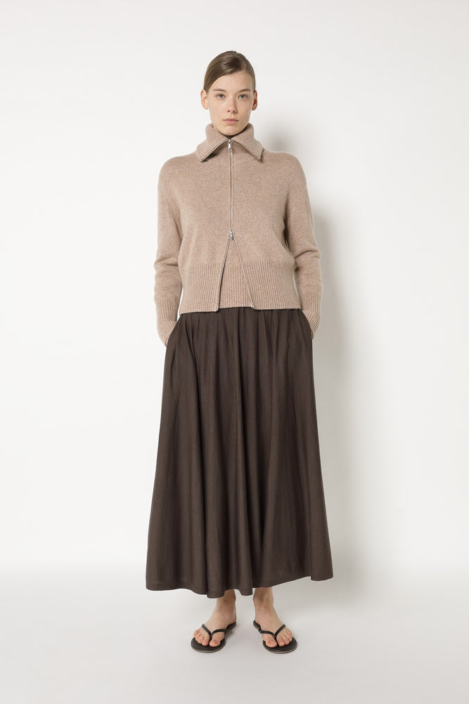 mouliné zip jacket