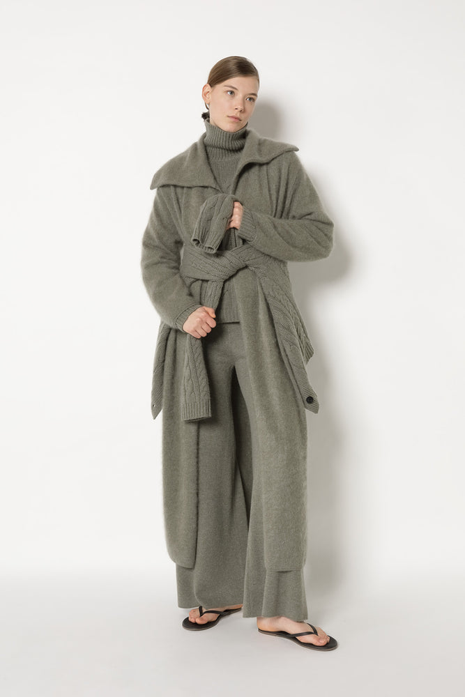 furry maxi coat