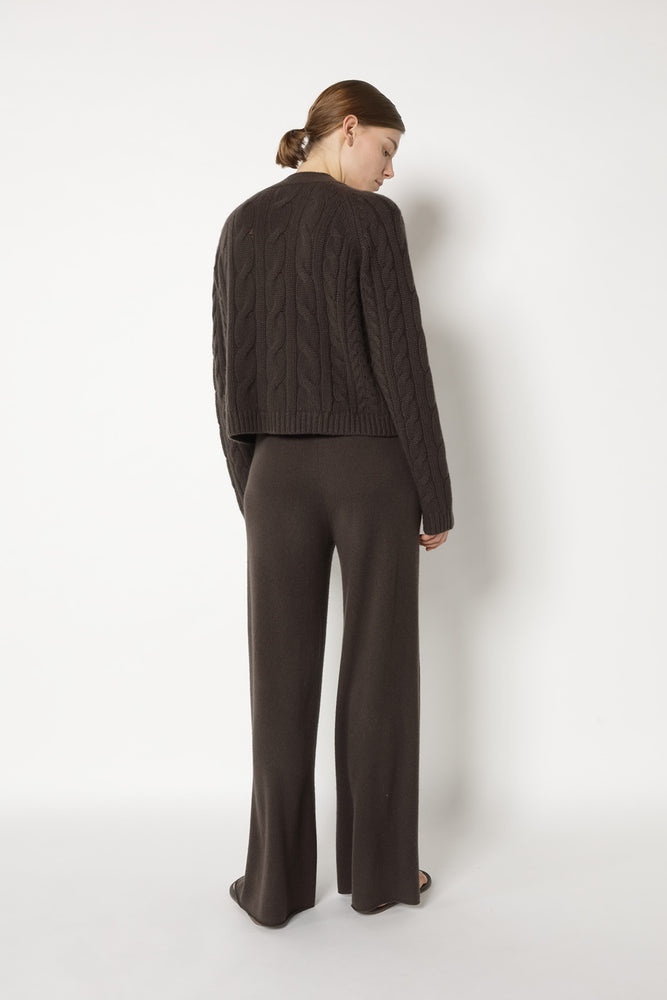 pure chunky cable cardi