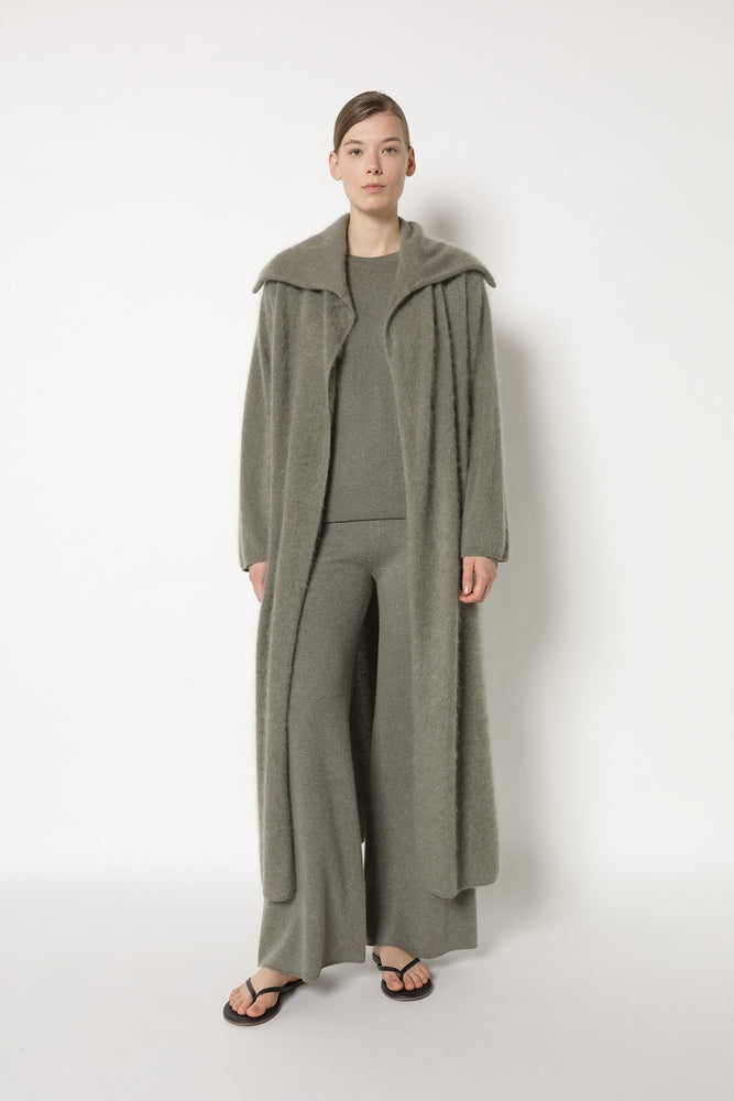 furry maxi coat